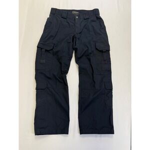 5.11 Tactical Womens Navy Blue Ripstop Cargo Pants Size 14 Regular Workwear